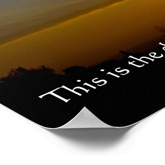 詩編118: 24 ポスター (角)