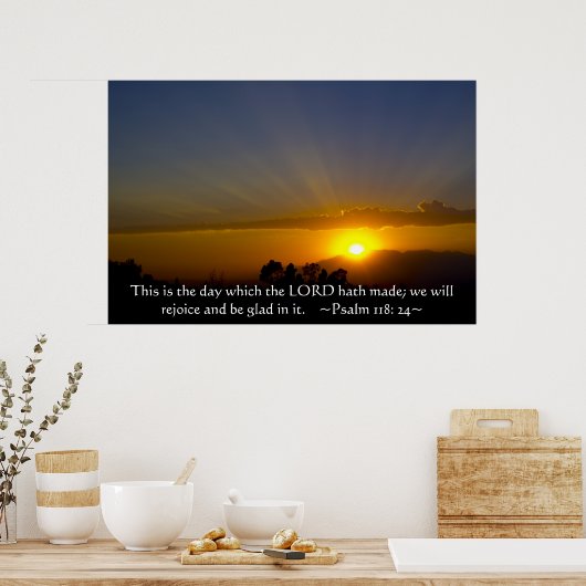 詩編118: 24 ポスター (キッチン)