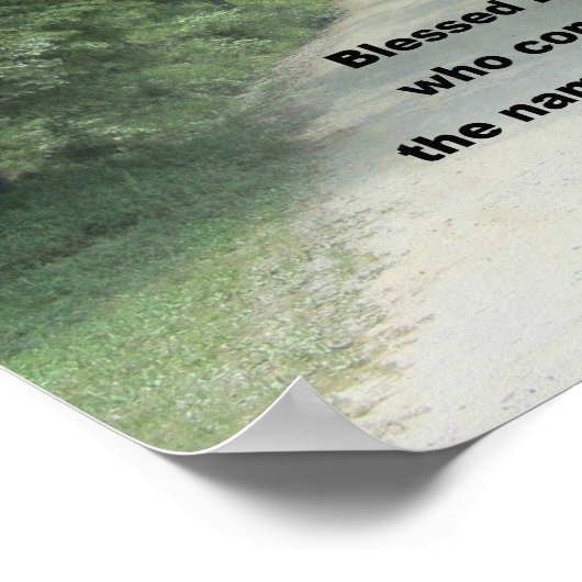 詩編118: 26 ポスター (角)