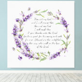 詩編118: 28 -119:1アクリルプリント キャンバスプリント (インサイチュ (ウッドフロア))