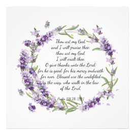 詩編118: 28 -119:1 フォトプリント           