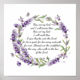 詩編118: 28 -119:1 ポスター