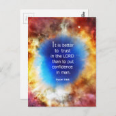 詩編118:8 ポストカード (正面/裏面)