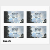 詩編118:8 長方形シール (シート)