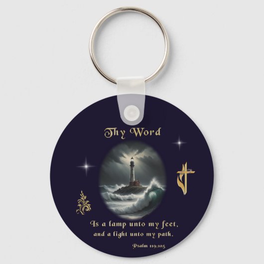 詩編119 キーホルダー (正面)