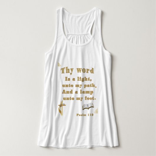 詩編119 タンクトップ (デザイン正面)