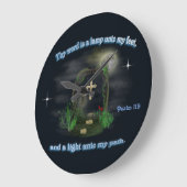 詩編119 ラージ壁時計 (傾斜)