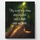 詩編119:105  フォトプラーク (正面)