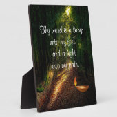 詩編119:105  フォトプラーク (側面)