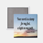 詩編119:105 マグネット (正面/裏面)