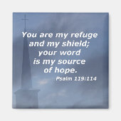 詩編119:114 マグネット (正面)