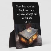 詩編119:18 フォトプラーク (側面)