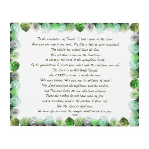 詩編11 メタルプリント