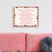 詩編11、聖なる書物、 経典、聖書の聖句、 キャンバスプリント (インサイチュ (リビング))