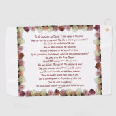 詩編11、聖なる書物、 経典、聖書の聖句、 ゴルフタオル (横)