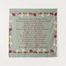 詩編11、聖なる書物、 経典、聖書の聖句、 タペストリー