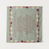 詩編11、聖なる書物、 経典、聖書の聖句、 タペストリー (正面)