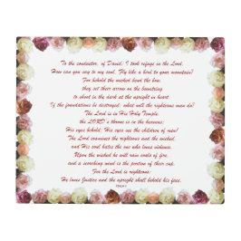 詩編11、聖なる書物、 経典、聖書の聖句、 メタルプリント