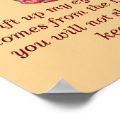 詩編121アートプリント ポスター (角)