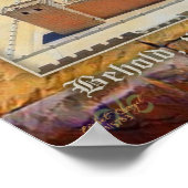 詩編121イスラエル寺院の警備アートプリント ポスター (角)