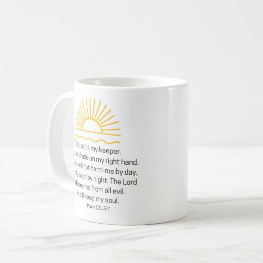 詩編121コーヒーマグ コーヒーマグカップ (正面左)