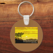 詩編121マイ救済 キーホルダー (正面)