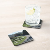 詩編121私は丘に私の目を持ち上げる コースター (右側)