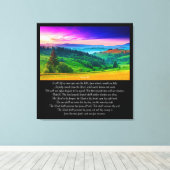 詩編121 キャンバスプリント (インサイチュ (ウッドフロア))