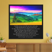 詩編121 キャンバスプリント (インサイチュ (リビング))