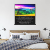 詩編121 キャンバスプリント (インサイチュ (寝室))