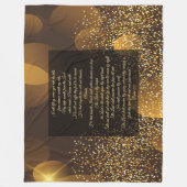 詩編121 フリースブランケット (正面)