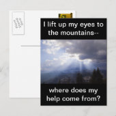 詩編121 ポストカード (正面/裏面)