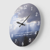 詩編121 ラージ壁時計 (傾斜)