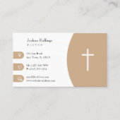 詩編121; 1-2 |クリスチャン感動的 名刺 (正面)