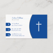 詩編121; 1-2 |クリスチャン感動的 名刺 (正面)