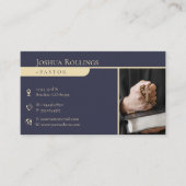 詩編121; 1-2 |クリスチャン感動的 名刺 (正面)