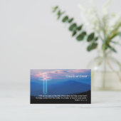 詩編121; 1-2 |クリスチャン 名刺 (スタンド正面)