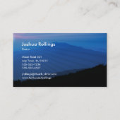 詩編121; 1-2 |クリスチャン 名刺 (裏面)