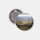 詩編121:1-2 マグネット (正面/裏面)