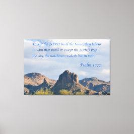 詩編127 キャンバスプリント