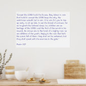 詩編127 ポスター (キッチン)