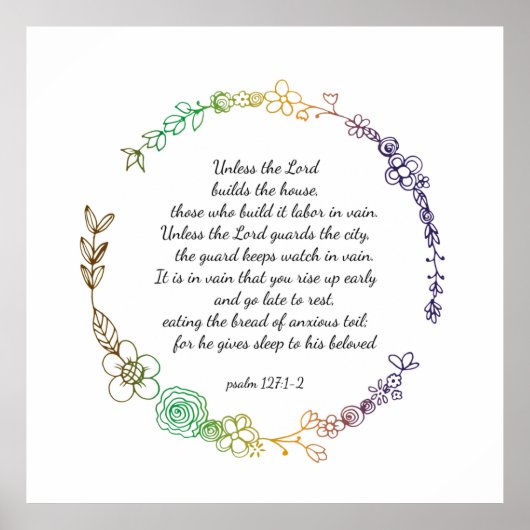 詩編127 ポスター (正面)