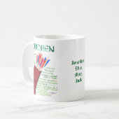 詩編127 3-5子ども聖書キリスト教聖句 コーヒーマグカップ (正面左)