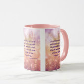 詩編127:3 KJV聖書聖なる書物、 経典写真2トーン マグカップ (正面右)