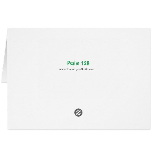 詩編128ノテカード (裏面横)