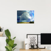 詩編128:5フルレインボー ポスター (ホームオフィス)