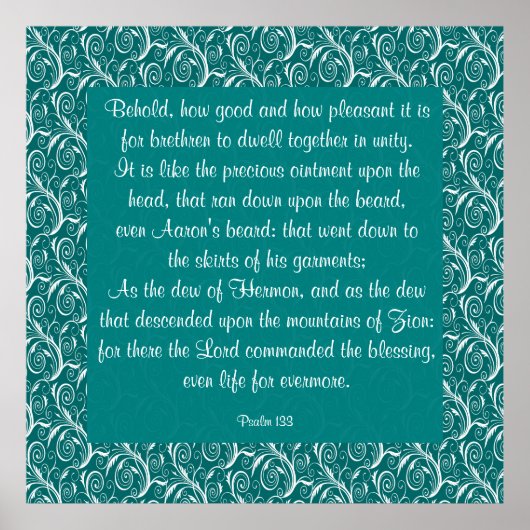 詩編133ポスター ポスター (正面)