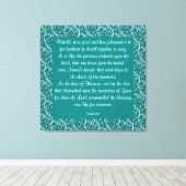 詩編133 キャンバスプリント (インサイチュ (ウッドフロア))