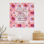 詩編139時23～24分 ポスター (キッチン)