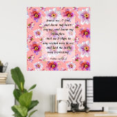 詩編139時23～24分 ポスター (ホームオフィス)